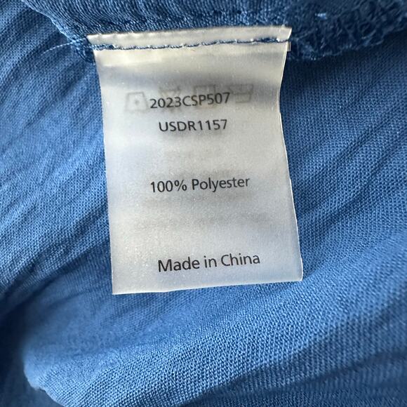 NWT Universal Standard Isola Sleeveless Crepe Midi Dress | Blue | SZ XL - Picture 11 of 12